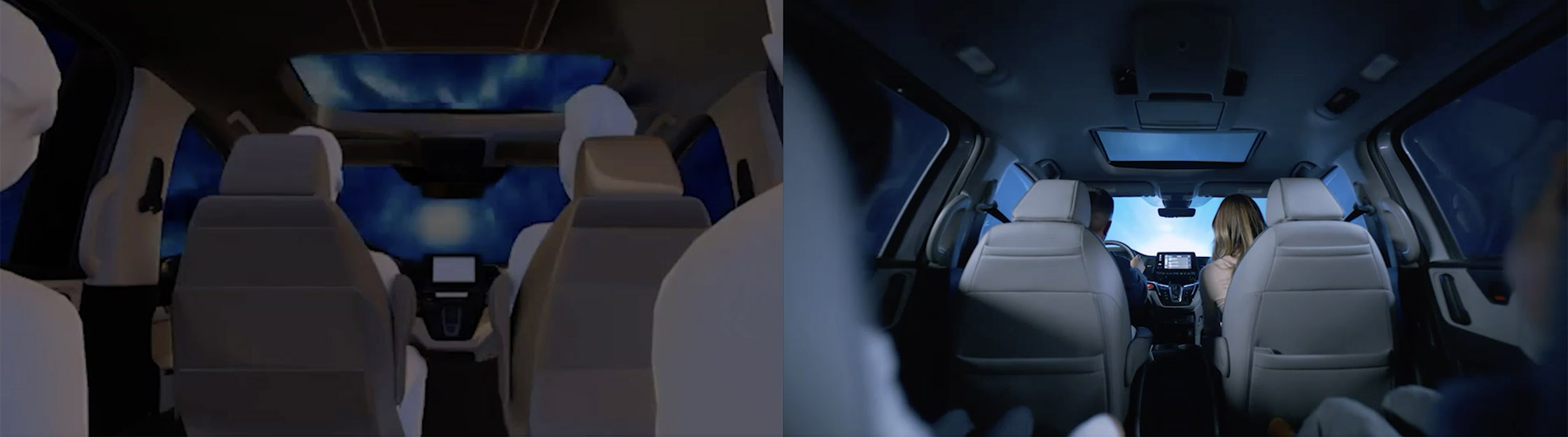 Honda Odyssey previs and matching live-action frame