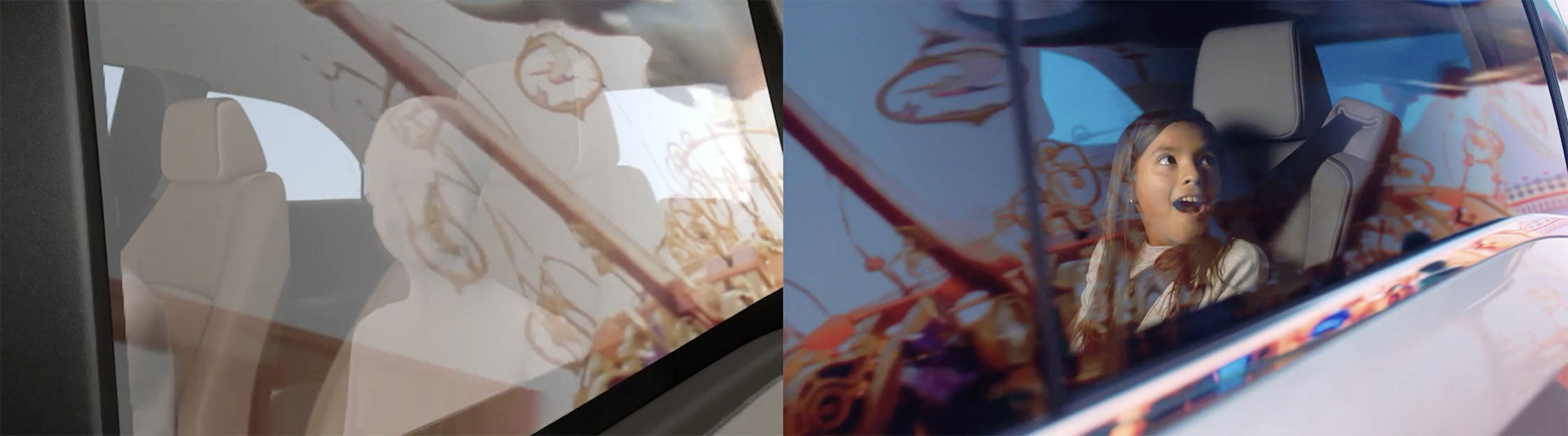 Honda Odyssey previs and matching live-action frame