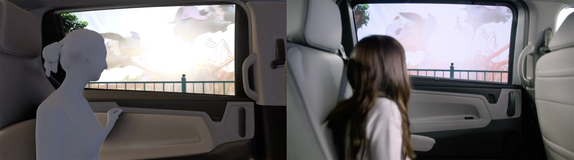 Honda Odyssey previs and matching live-action frame