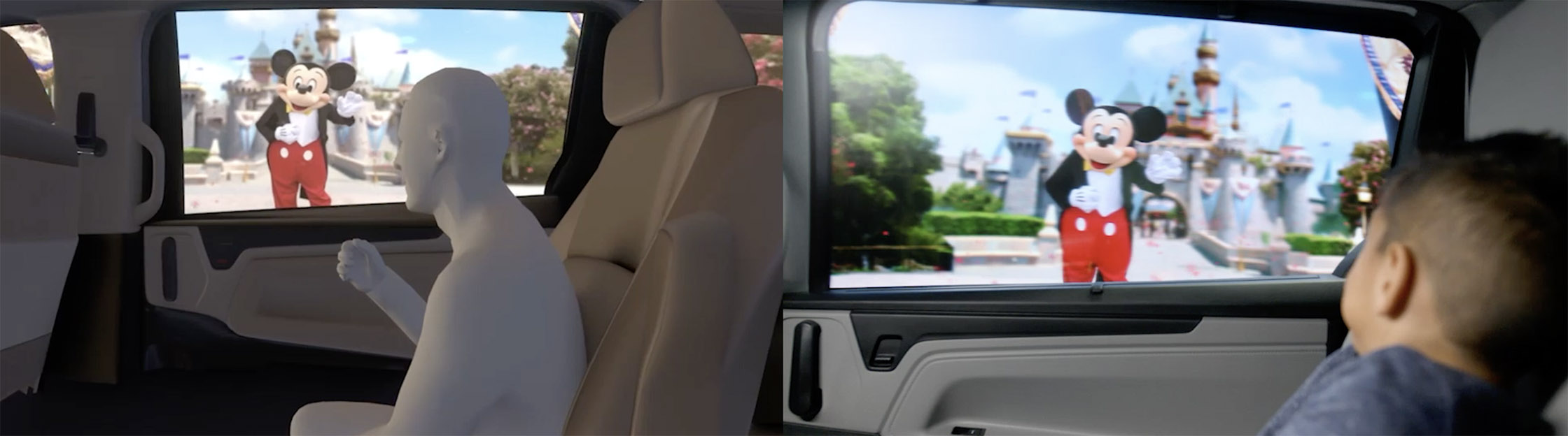 Honda Odyssey previs and matching live-action frame
