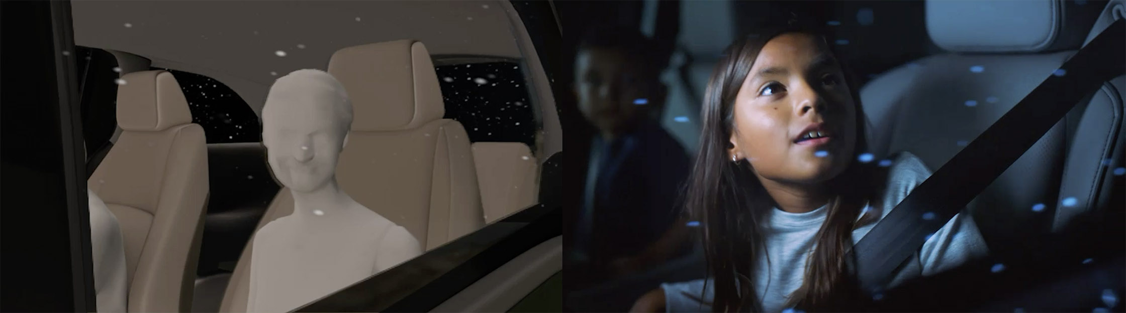 Honda Odyssey previs and matching live-action frame